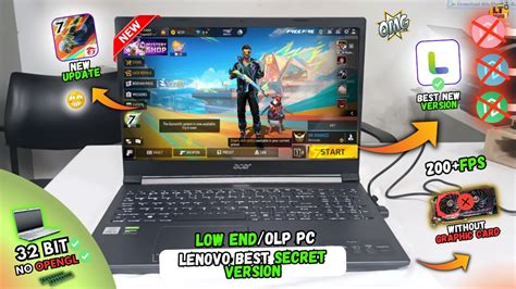 Lenovo Emulator Best For Low End Pc Free Fire Ob New Update