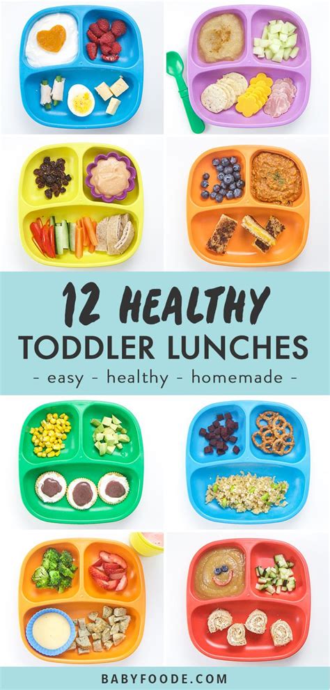 These 12 Healthy Toddler Lunches are healthy, fruit and veggie packed ...