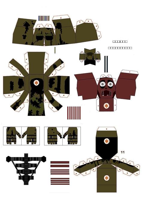 Fnaf Papercraft Templates