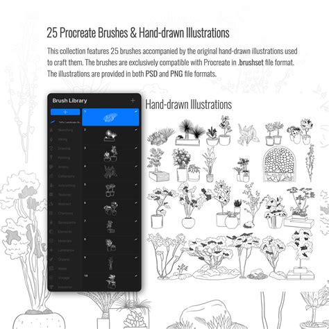 Procreate Landscape Sketching Brushset & Illustrations – Toffu Co