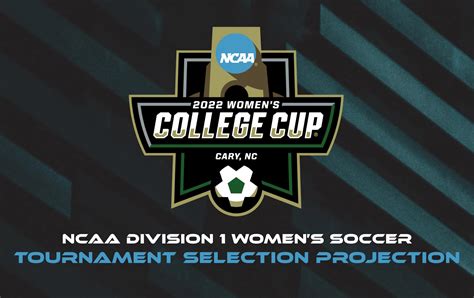 Ncaa Division 1 Womens Soccer Tournament Selection Projection Total