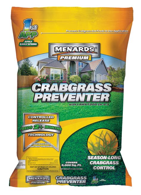 Menards Premium Crabgrass Preventer Menards Fertilizer And Ice Melt Products