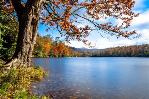 Price Lake In Julian Price Memorial Park Stock Photo Image Of Ridge