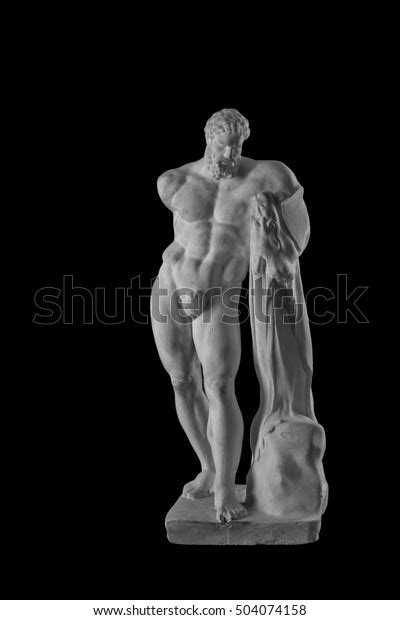 Plaster Statue Hercules Naked Man On Shutterstock