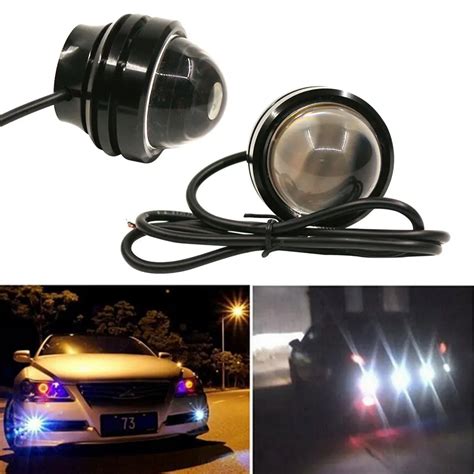 Pc W V Super Bright Led Light Eagle Eye Daytime Running Light Drl