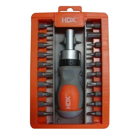 Ratcheting Screwdriver Set (21-Piece)-012201 - The Home Depot