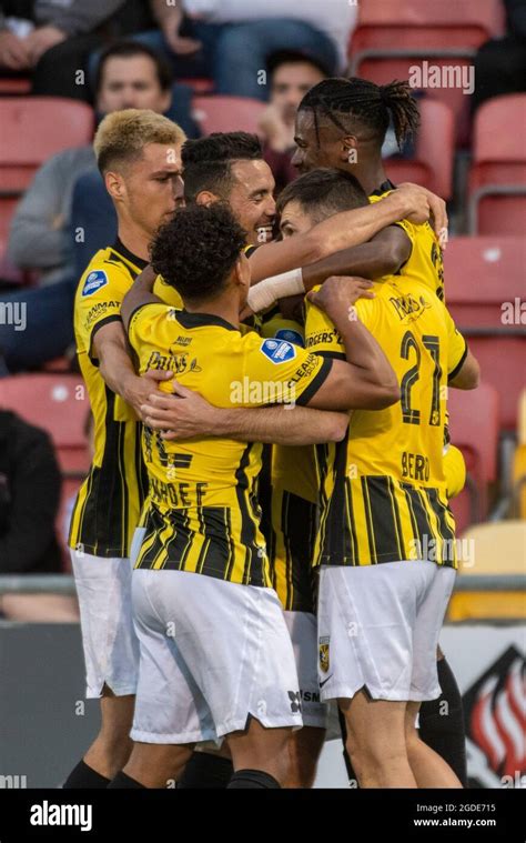 Dublin Ireland 12th Aug 2021 Yann Gboho Of Vitesse Celebrates