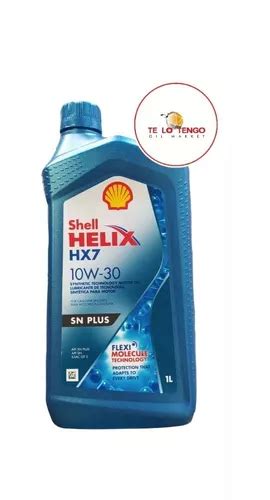 Aceite Semisintetico Shell Helix Hx7 10w30 Sn Plus MercadoLibre