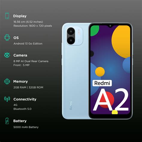 Buy Redmi A2 2gb Ram 32gb Aqua Blue Online Croma