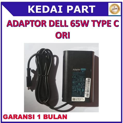 Jual Adaptor Charger Laptop Dell Latitude Xps W Type Usb C V A