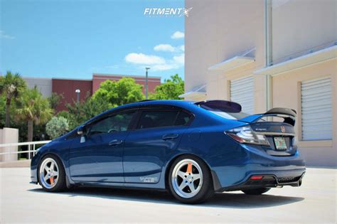 2013 Honda Civic Si With 17x9 Kansei Knp And Road Hugger 225x45 On