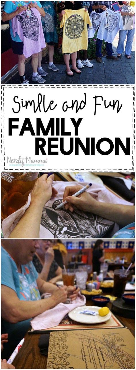 These simple and fun family reunion ideas are so easy! Especially the ...