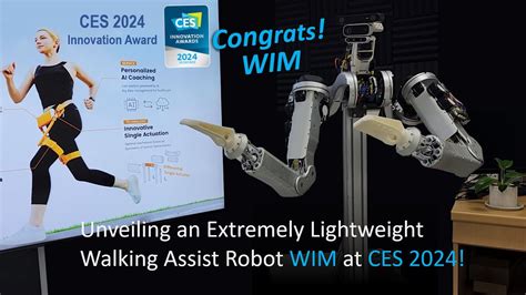 Unveiling A Lightweight Walking Assist Robot WIM At CES 2024 YouTube