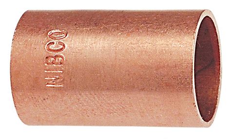 NIBCO Coupling Wrot Copper Cup X Cup 4 In X 4 In Copper Tube Size