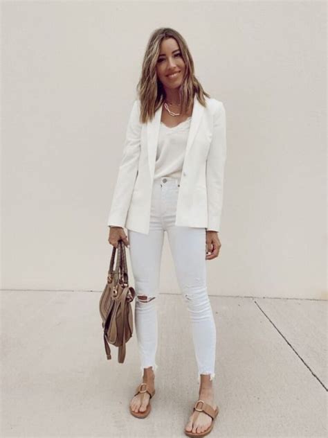 Introducir 80 Imagen Outfit Con Blazer Blanco Abzlocal Mx