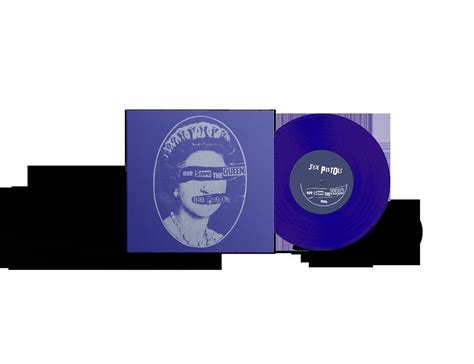 PRE ORDER THE SEX PISTOLS God Save The Queen Transparent Blue Vinyl