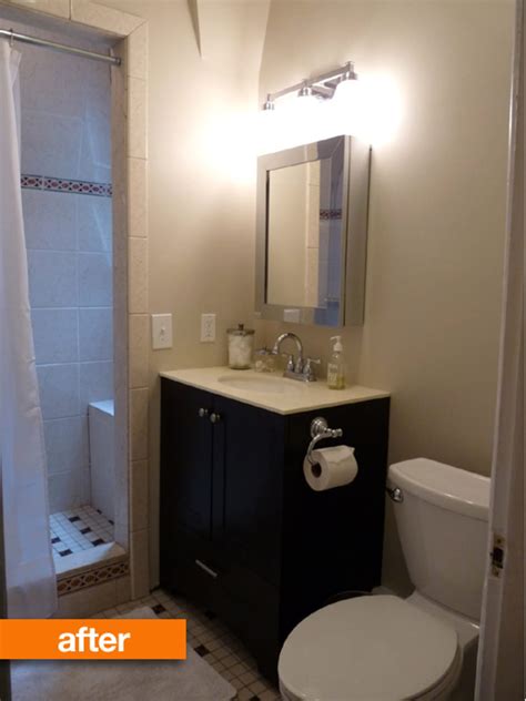 Before & After: A Mini Master Bath Makeover | Apartment Therapy