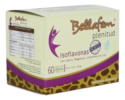 Bellafem Plenitud Lata Con 60 Tabletas Envío gratis