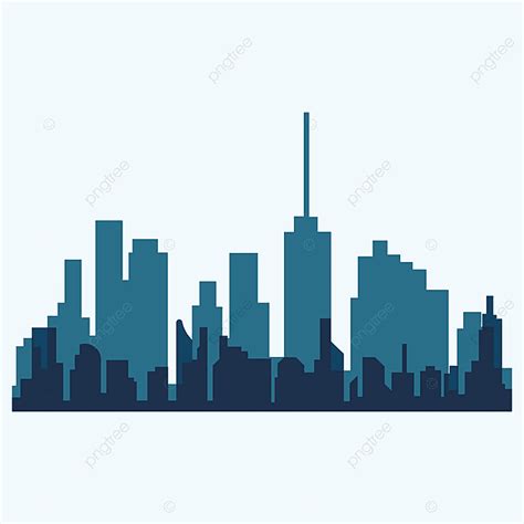 Sydney City Skyline Silhouette PNG Transparent Modern City Skyline