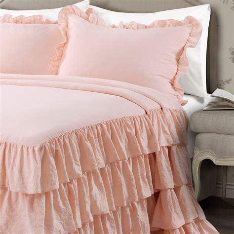 Allison Ruffle Skirt Bedspread Set Lush Decor