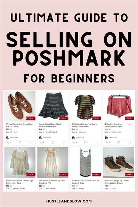 How To Sell On Poshmark For Beginners Tips For 2023 Hustle Slow