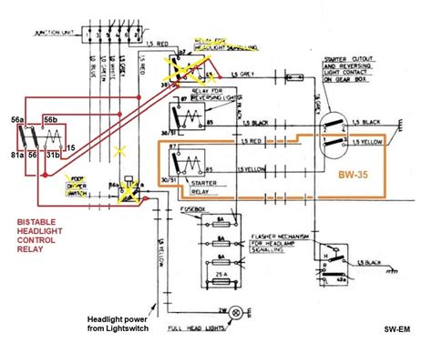 Headlamp Relay Wiring Diagram