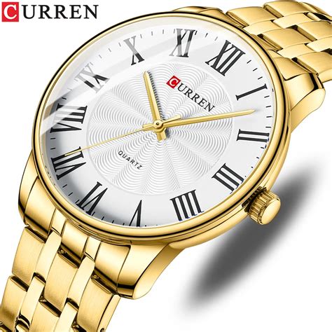 Curren Reloj De Cuarzo Minimalista Para Hombre Cron Grafo Ultradelgado