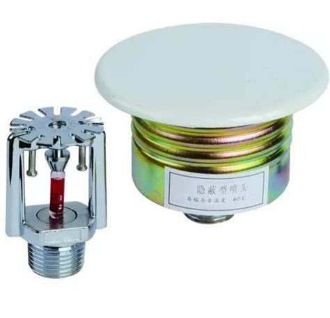 68 Degree Residential Brass Concealed Fire Sprinkler For Fire Fighting System Sprinkler Head