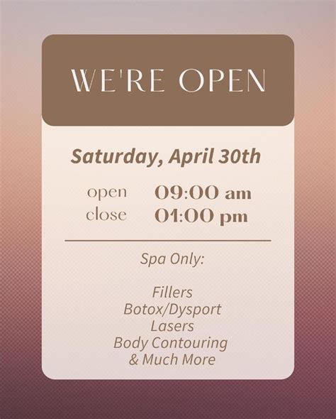 Saturday Spa Hours University Park Dermatology Medical Spa