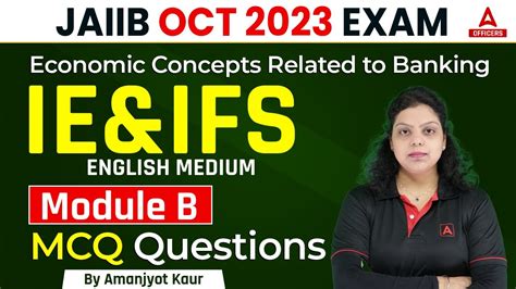 Jaiib Oct Exam Ie And Ifs English Medium Economic Concepts