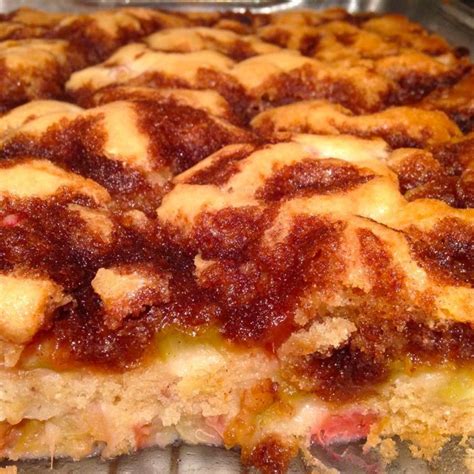 Moist And Delicious Rhubarb Cake Marias Kitchen