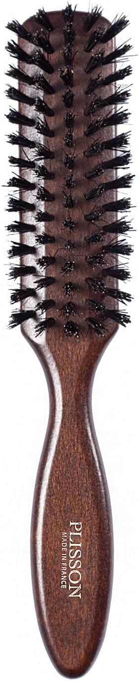 Plisson Brosse à Cheveux pour Hommes Brosse Plate Traditionnelle