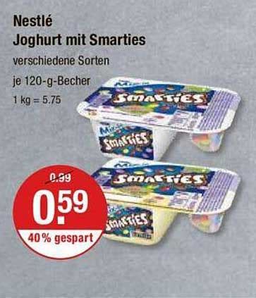 Nestl Joghurt Mit Smarties Angebot Bei V Markt