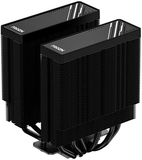 Id Cooling Frozn A Black Mm Dual Tower Black Pwm Cpu Cooler