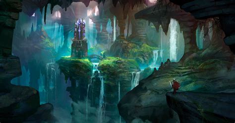 15 Magical Realms Created By Tyler Edlin Fantasy Landscape Fantasy