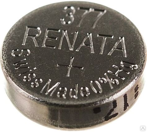 Элемент питания 377 SR626SW G4 "Renata" BL-1, цена в Новосибирске от ...