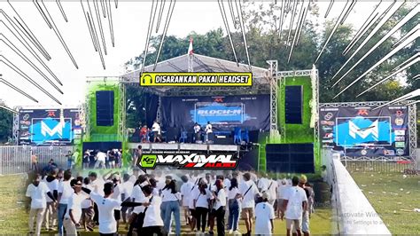 K5 Maximal Perform Di Lapangan Sumbersewu Cek Sound Horeg Bersama