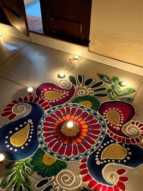 Colourful Mandala-Style Rangoli Designs | Times Now