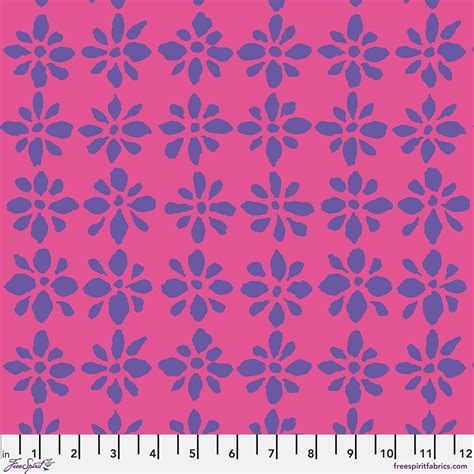 Snow Flower Pink Pre Sale Pwbm094 Pink August 2024 Collection By Kaffe Fassett