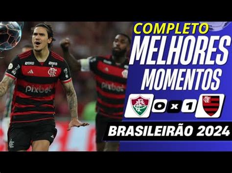 Melhores Momentos FLUMINENSE 0 X 1 FLAMENGO completo Brasileirão 2024