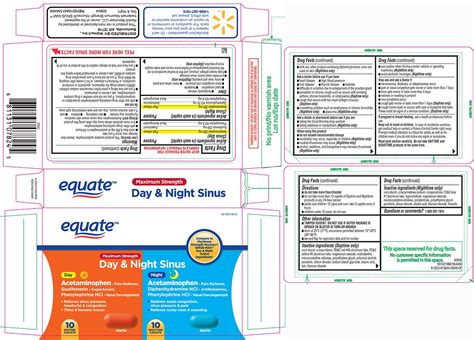 Equate Maximum Strength Day Night Sinus Relief Fast Dissolving Softgels 24 Count Ph