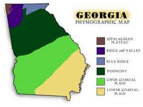 Geographic Regions - All About Georgia