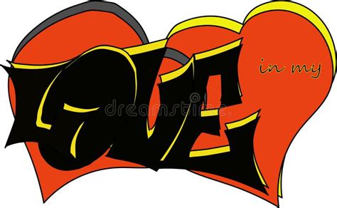 LOVE graffiti design stock vector. Illustration of street - 23020454