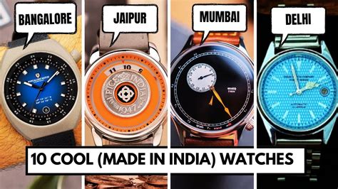 10 Cool watches of Indian watch brands 🔥🔥 - Delhi watch company, Jaipur ...