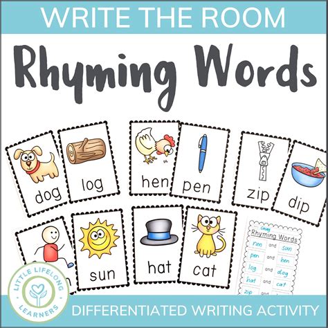 Rhyming Words Kindergarten Lesson Plans