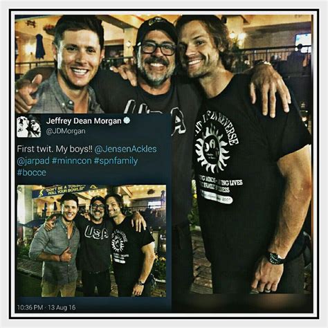 Jeffrey Dean Morgan Jensen Ackles Jared Padalecki Jeffrey Dean