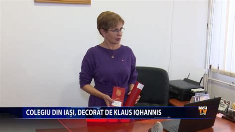 Colegiul Din Iasi Decorat De Klaus Iohannis IasiTV Life