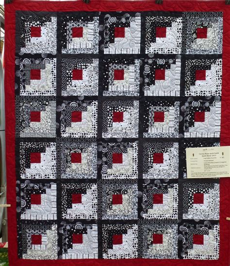 Log Cabin Quilt Black And White Quilts Log Cabin Quilts Red Quilts