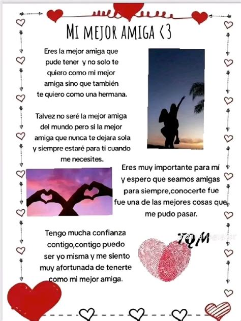 Para Que Le Hagan Una Carta A Su Mejor Amiga Romantic Quotes For Her