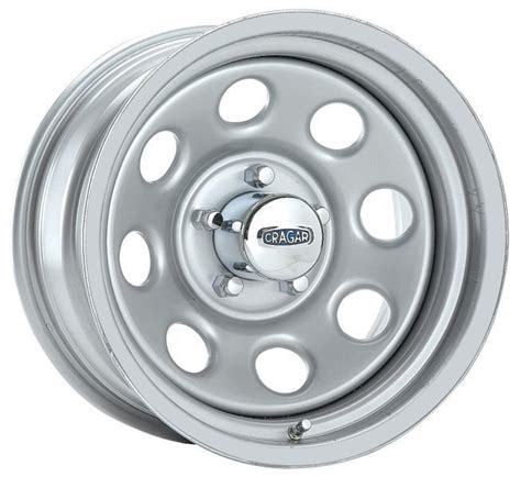 Cragar Series 399 Silver Soft 8 Wheel For 5 On 45 Bolt Pattern In